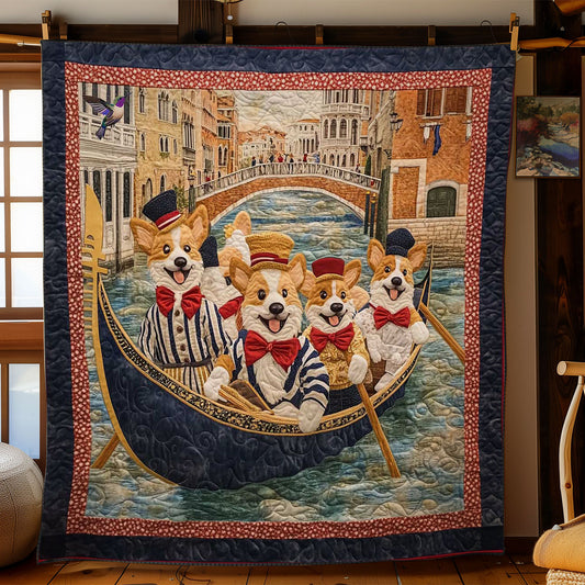 Venetian Corgis WN0811072CL Quilt