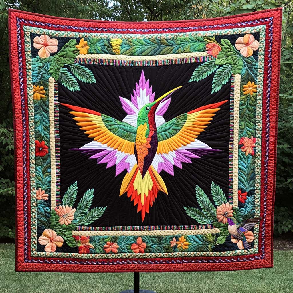 Hummingbird Petal Serenade WN0910018CL Quilt
