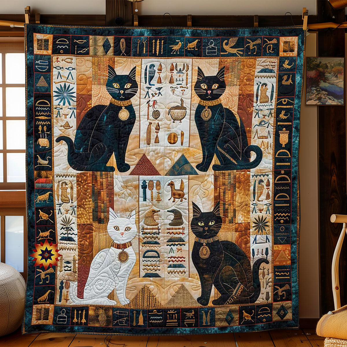 Pyramid Cat Legends WN2510018CL Quilt