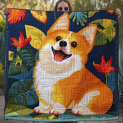 Cute Corgi WJ2609003CL Quilt