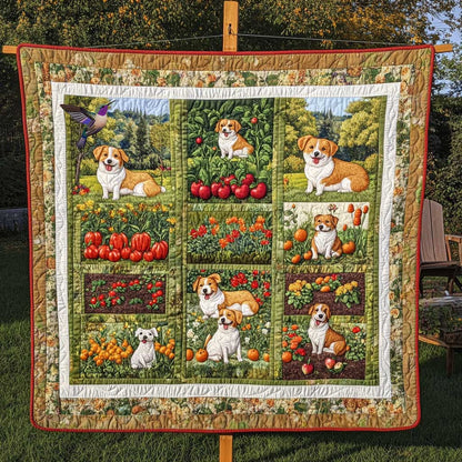 Corgi's Garden Play WN0810072CL Quilt