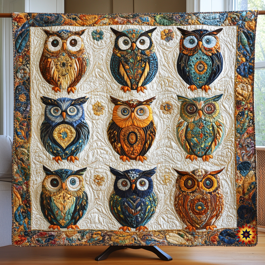 Whimsical Owl WG1112013CL Quilt