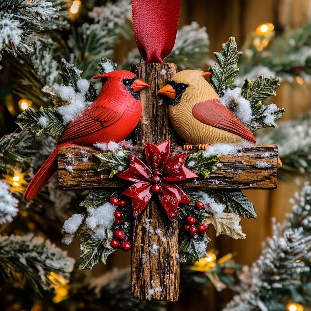 Eternal Faith Cardinal WN2110026CL Christmas Ornament