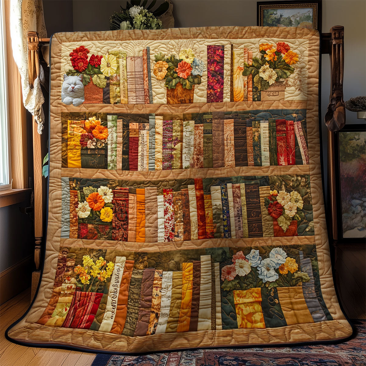 Bookshelf WY2011010CL Quilt