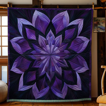 Purple Serenity Blossoms WN1309028CL Quilt