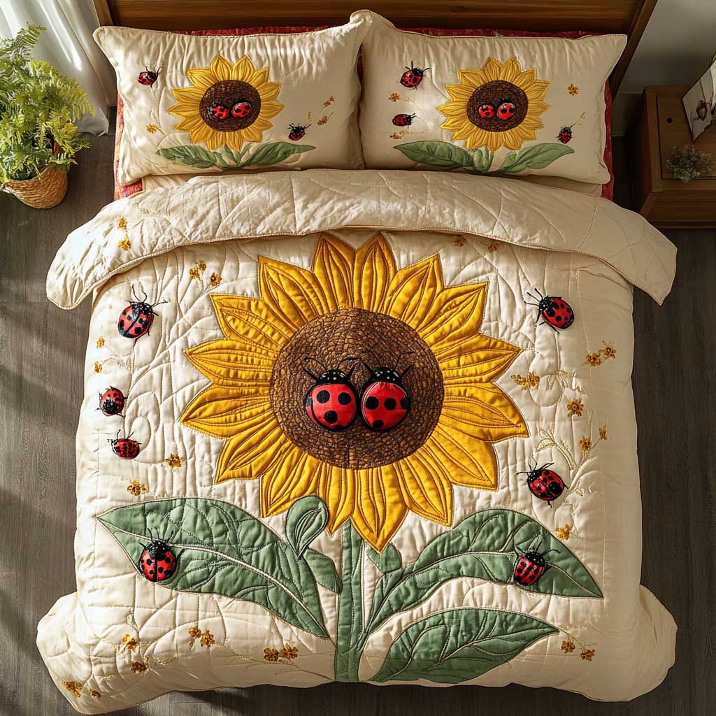 Couple Ladybugs WP0801008CL Duvet Cover Set