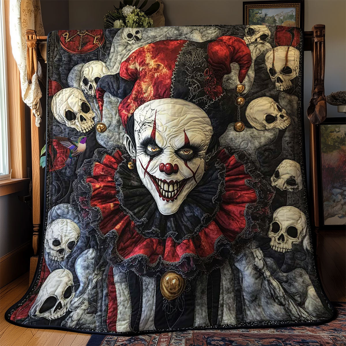 Dark Carnival Clown WN0712026CL Quilt