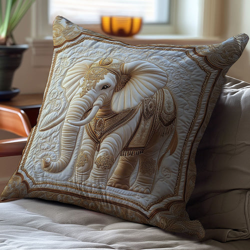 Elegant Elephant WY0101008CL Quilt Pillow Case