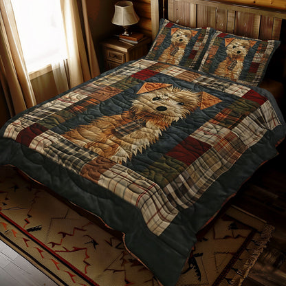 Cute Terrier Dog WJ1510027CL Duvet Cover Set