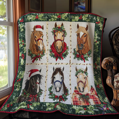 Christmas Horse WY1211037CL Quilt