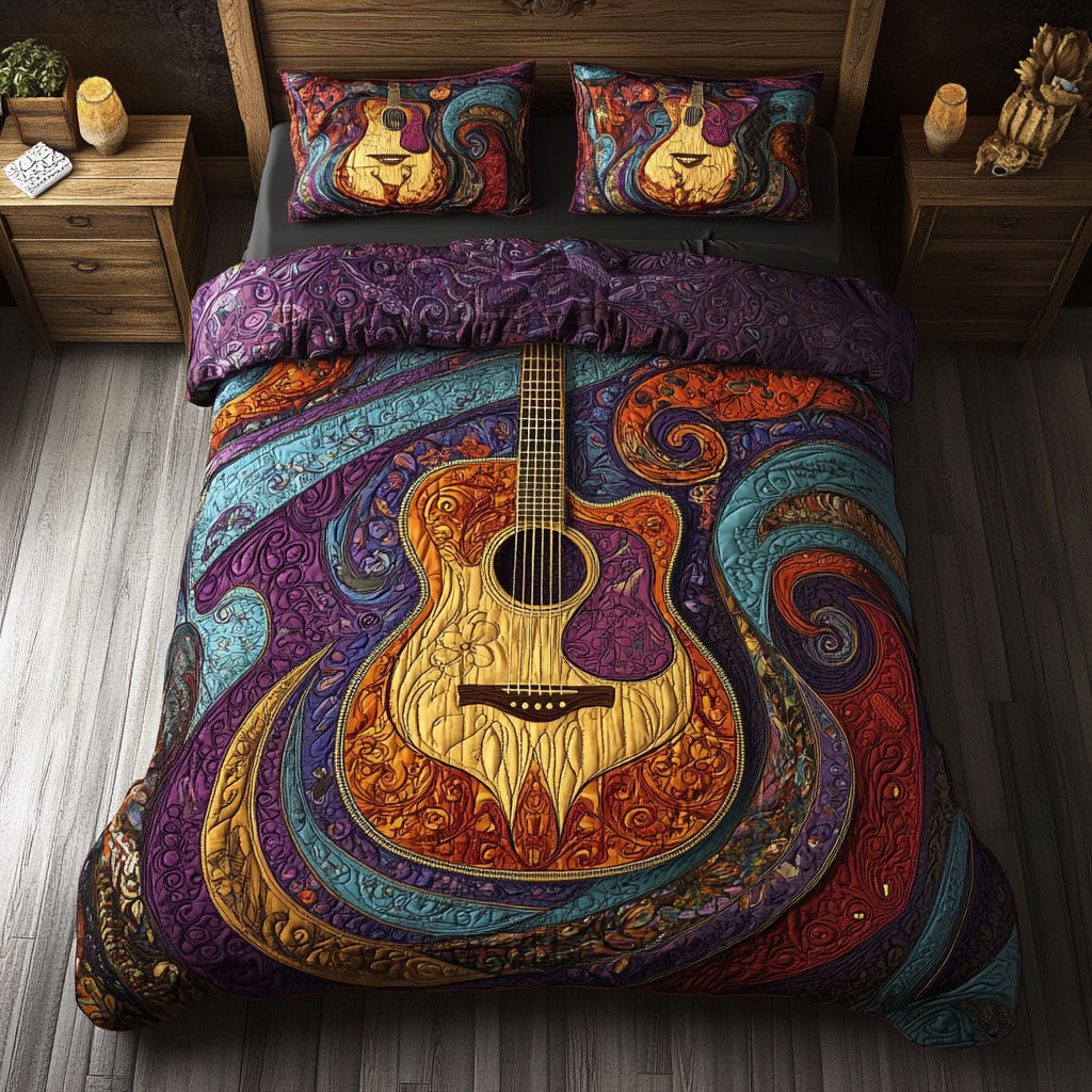 Spin Guitar WY1802063CL Duvet Cover Set