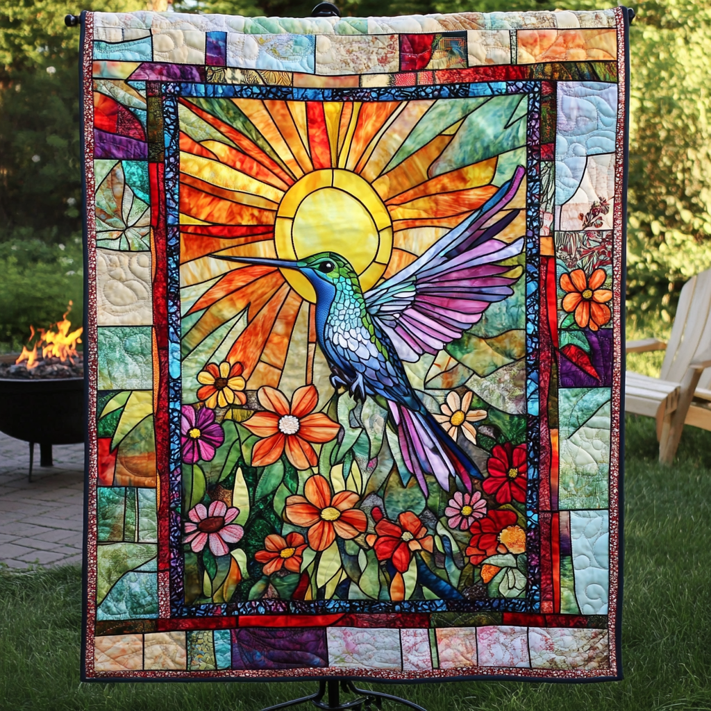 Charming Hummingbird WN2009068CL Quilt