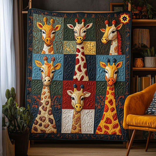 Patchwork Giraffe WX0511036CL Quilt