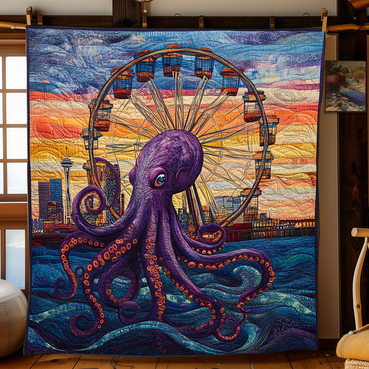 Ferris Wheel Tentacle WJ1403010CL Quilt