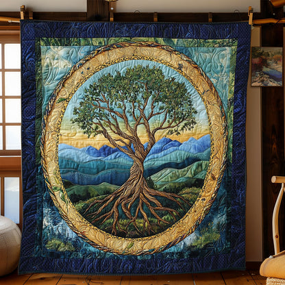 Circle Tree Of Life WY2201054CL Quilt