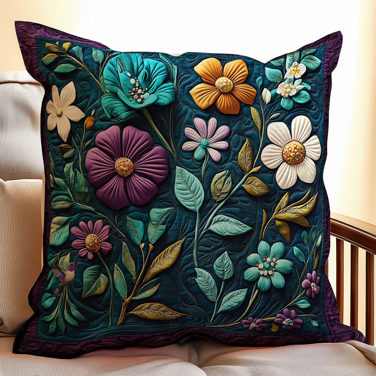 Secret Garden WY0911055CL Quilt Pillow Case