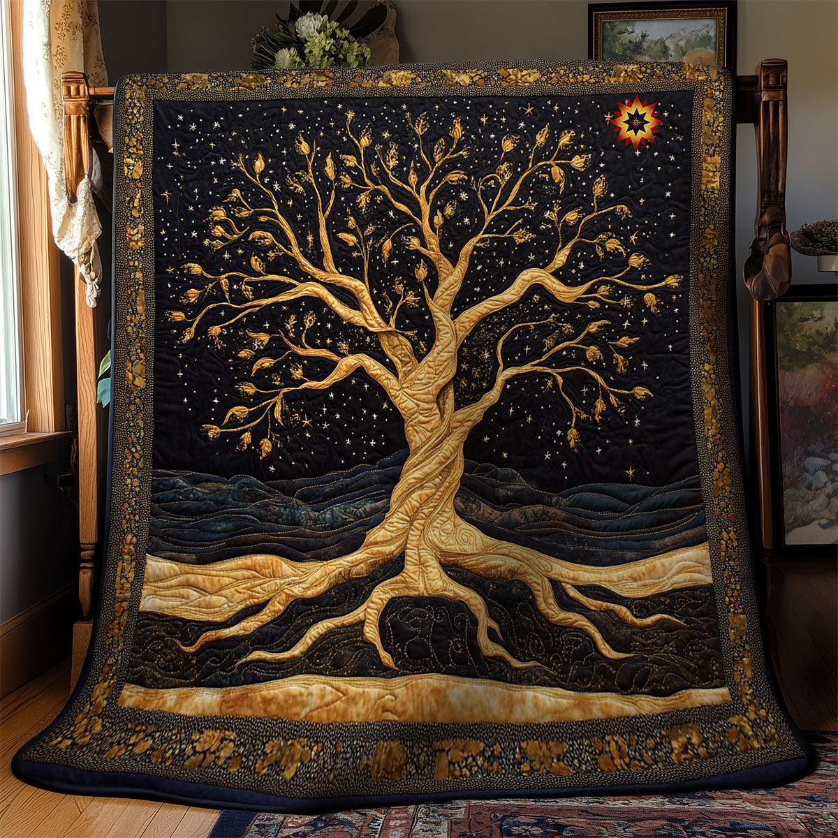 Tree Of Life Harmony WN1212010CL Quilt