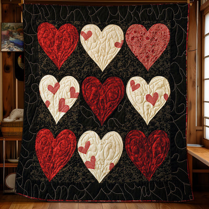 Hearts Valentine Collection WY0602158CL Quilt
