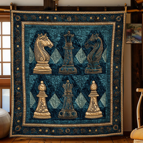 Chess Pieces WY2201053CL Quilt