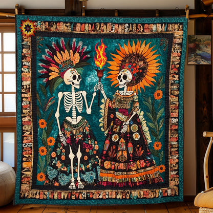Day Of The Dead Sacred Tradition WN2610034CL Quilt