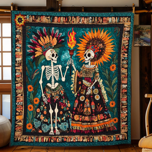Day Of The Dead Sacred Tradition WN2610034CL Quilt