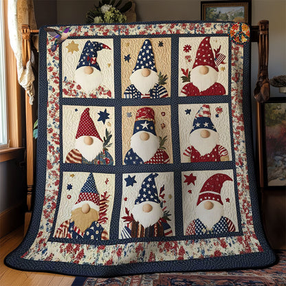 Flag Bearer Gnome WN2811009CL Quilt