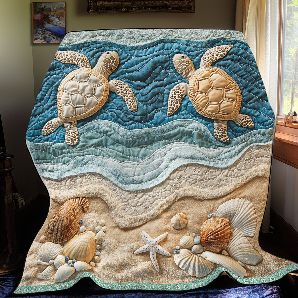 Gentle Turtle WX2412020CL Quilt