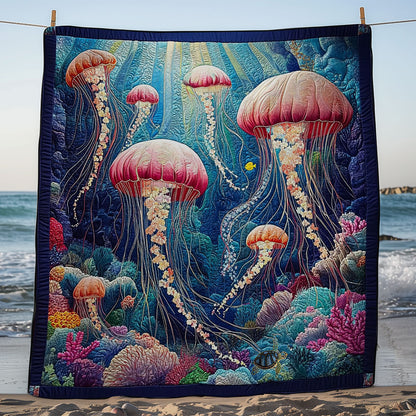 Jellyfish WY0412008CL Quilt