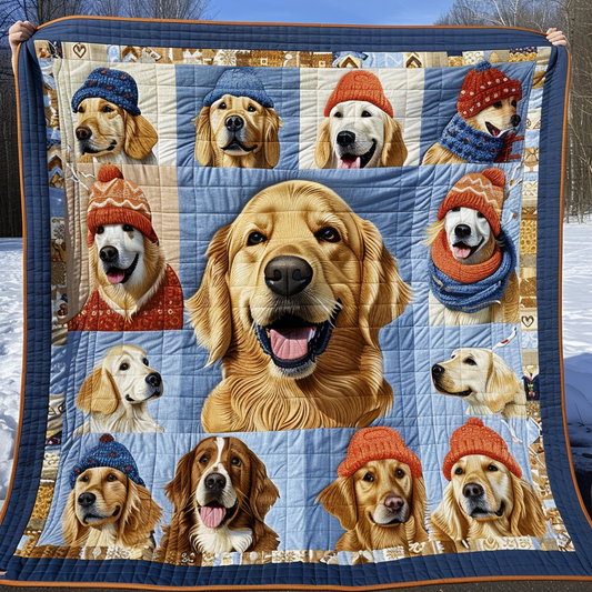 Golden Retriever Bundle WN1909034CL Quilt