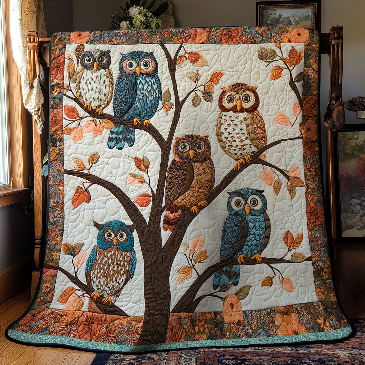 Owls WX1312039CL Quilt