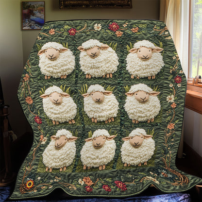 Fluffy Sheep  WX2612034CL Quilt