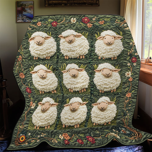 Fluffy Sheep  WX2612034CL Quilt
