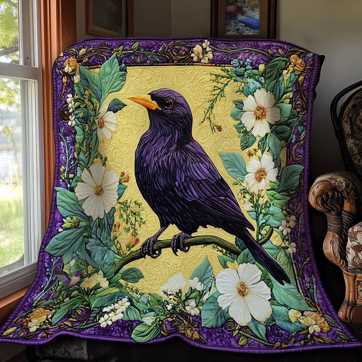 Flower And Bird WY0911010CL Quilt