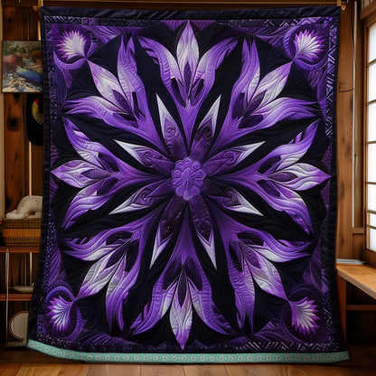 Purple Phantom Blooms WN1309038CL Quilt