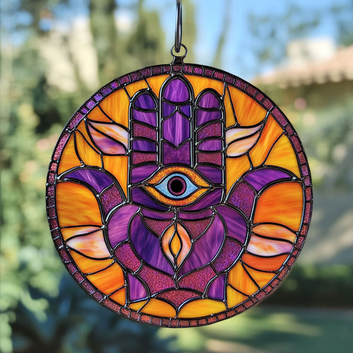 Hamsa Hand WY1401017CL Suncatcher