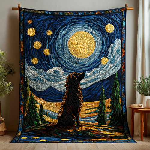 Dreamy Collies Night WN2409032CL Quilt