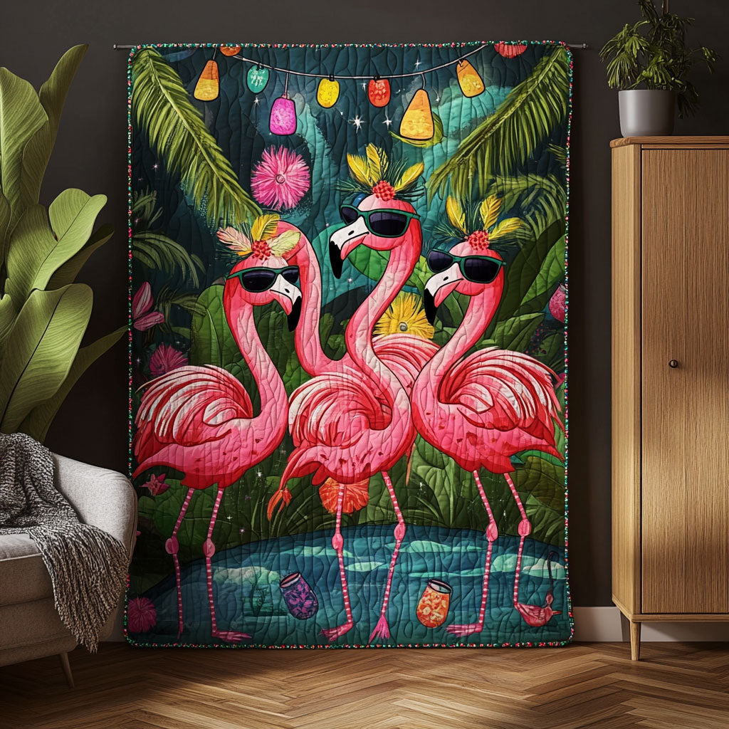 Flamingo Party WT0110002CL Quilt