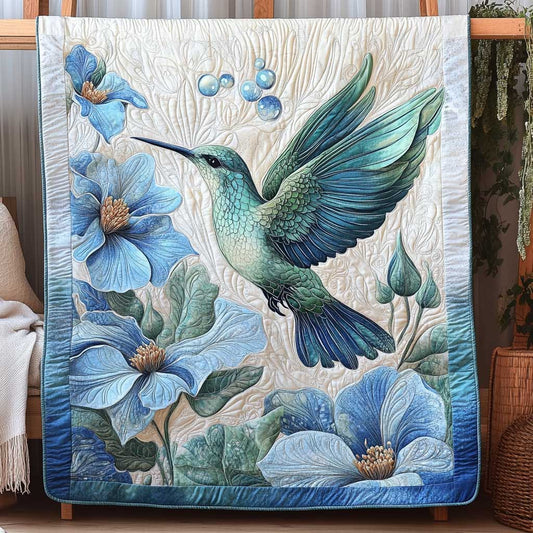 Hummingbird Teal WN2609056CL Quilt