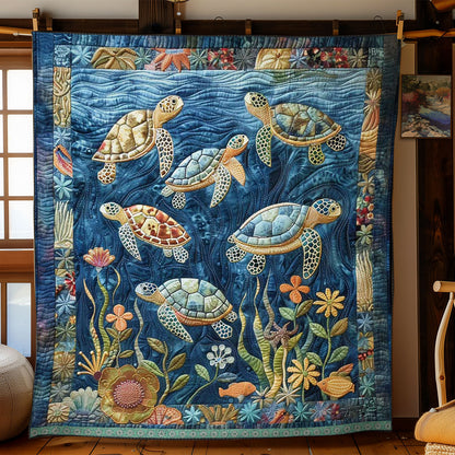 Sea Turtle WJ1209024CL Quilt