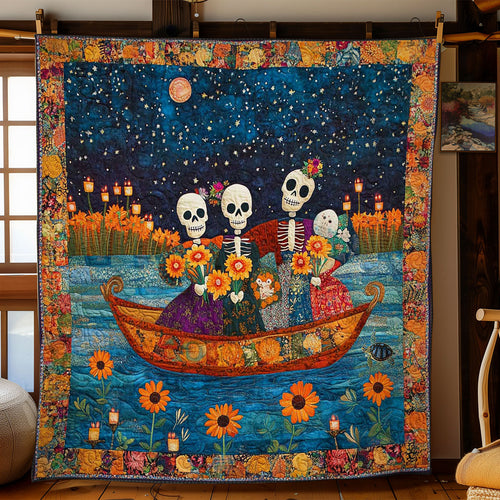 Skeleton Celebration WN0611025CL Quilt