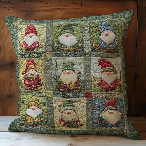 Cute Gnome WY0301082CL Quilt Pillow Case
