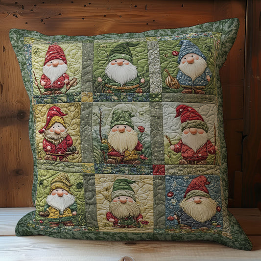 Cute Gnome WY0301082CL Quilt Pillow Case