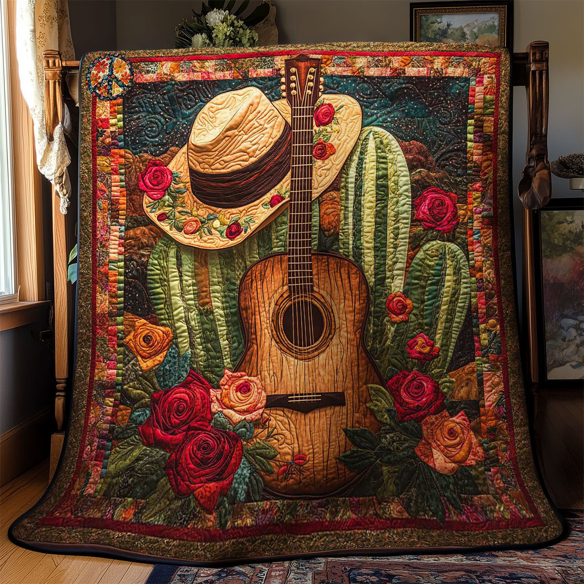 Blooming Guitar WN2011139CL Quilt