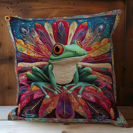 Frog In Flower WY2612100CL Quilt Pillow Case