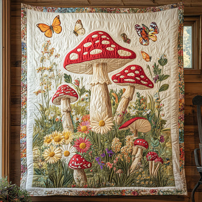 Mushroom Garden CW0107034CL Quilt