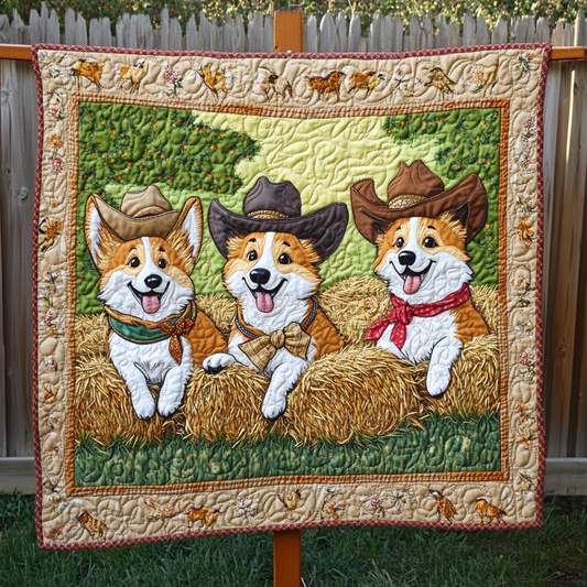 Corgi Hayride WN2309017CL Quilt