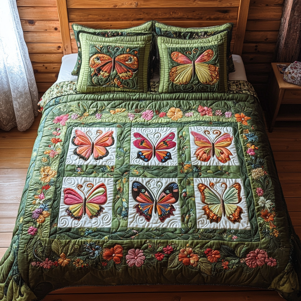 Butterfly Garden WY0901078CL Duvet Cover Set