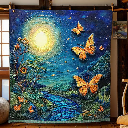 Butterfly Night WJ2311003CL Quilt