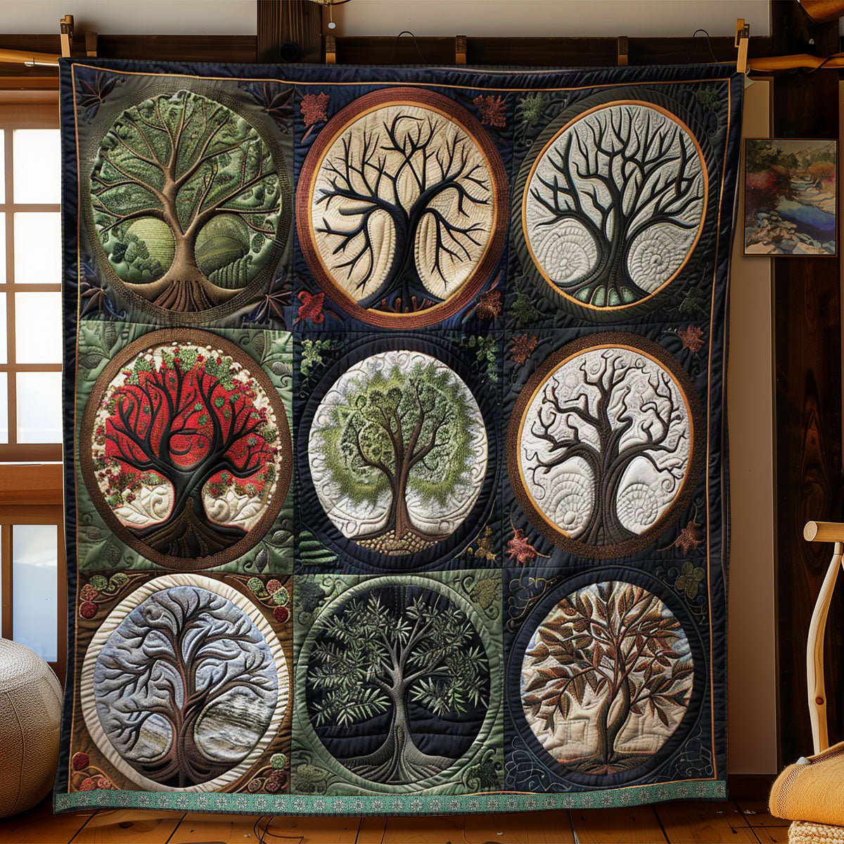 Tree Of Life Eternal Balance WN1209059CL Quilt