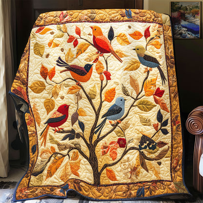 Bird Family WY1502006CL Quilt